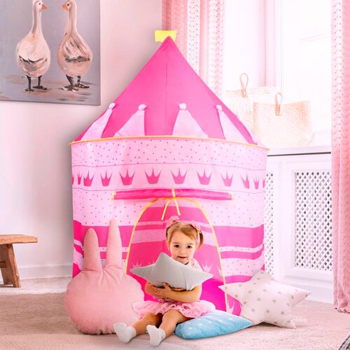 Casa de Campaña Juegos para Niños Castillo Plegable Redlemon