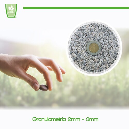 Smart Garden - Piedra Decorativa - Ideal para macetas, Jardines, decoración - Incluye una Bolsa con 2.5kg de Piedra Decorativa. (Extra Chica, Vintage Stone)