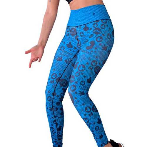 Legging LEG41 Rombo Gym Mujer yoga elite grueso malla.