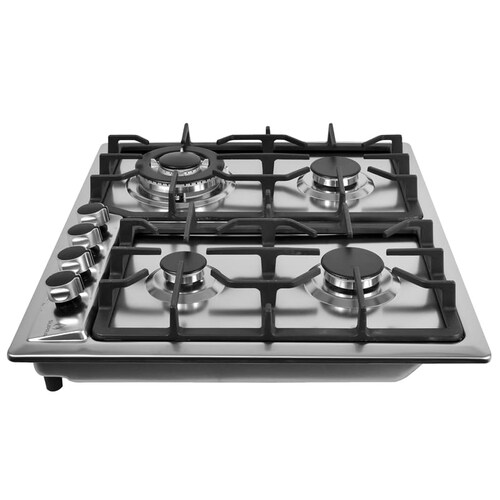 Parrilla de gas empotrable con cubierta y cuerpo de acero inoxidable SUPRA EXQUISIT parrilla a gas de 4 quemadores 