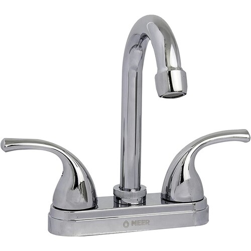 CNX Mezcladora para Lavabo de 1/4 de vuelta, Acero Inox, ABS y Aluminio.