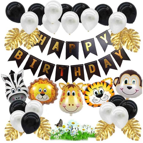  Decoración De Fiesta  Globos Para Celebración De Cumpleaños, Decoración de cumpleaños para Niños, Paquete de Globos Decoración de Fiesta de Cumpleaños