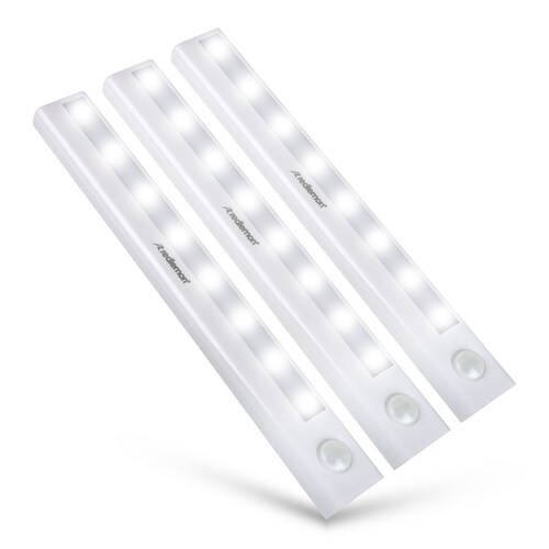 Luces LED con Sensor de Movimiento Autoadheribles (3 Piezas) Redlemon
