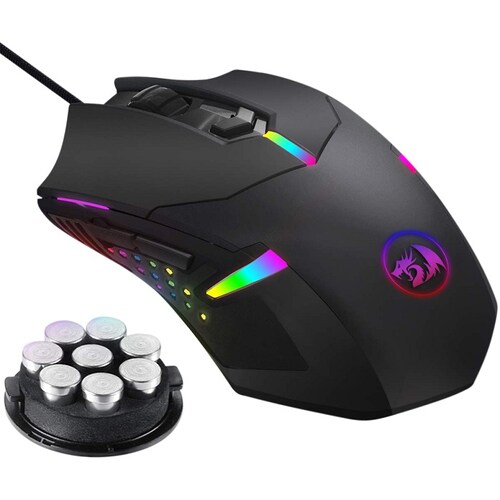 Mouse Redragon Centrophorus 2 M601-RGB Alambrico Optico USB Gaming.