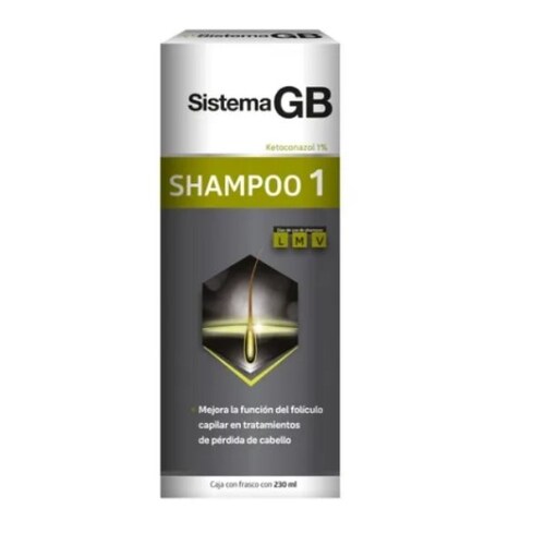Shampoo Sistema Gb 1 Caida Cabello 230 Ml