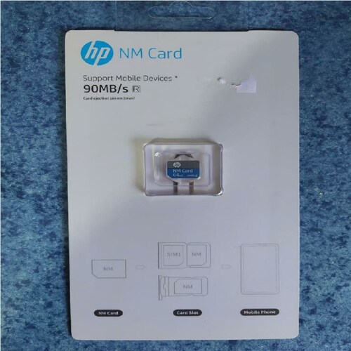 Nano Memory Card HP modelo NM100 64GB 16L61AA#ABM 90 MB/s- 83MB/s, Para dispositivos Huawei y Honor