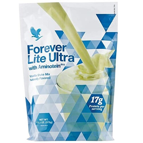 Forever Lite Ultra, polvo para preparar malteadas sabor Vainilla, 390 gr