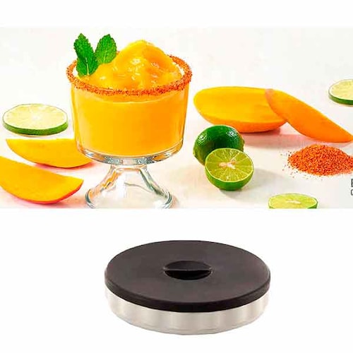 Escarchador para vasos y copas con tapa 1 Bandeja para Micheladas o margaritas Tablecraft.