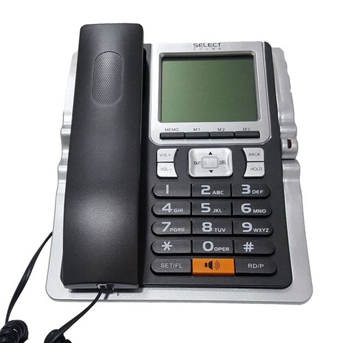 Teléfono Alámbrico Select Sound 8028 Negro