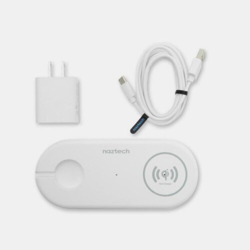 Cargador Power Pad Duo Naztech Apple Watch y Celular (Apple watch + Iphone) 