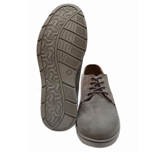 Zapato Casual Para Hombre MARCA RAZGO Color Gris Estilo Derby 