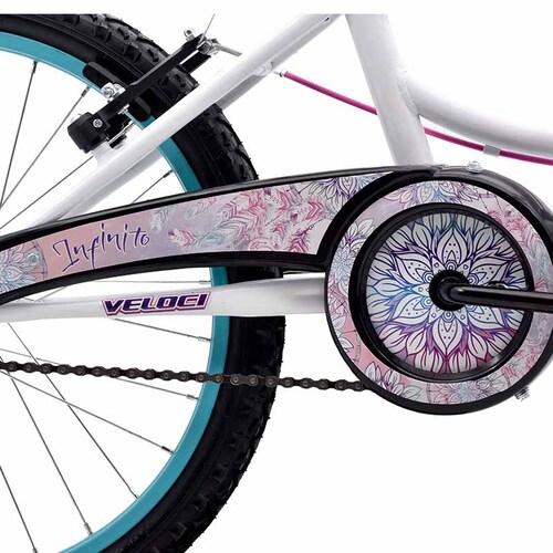 Bicicleta Veloci Mandala Plus BMX Rodada 20 Blanco
