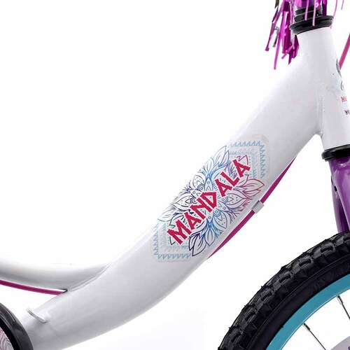 Bicicleta Veloci Mandala Plus BMX Rodada 20 Blanco