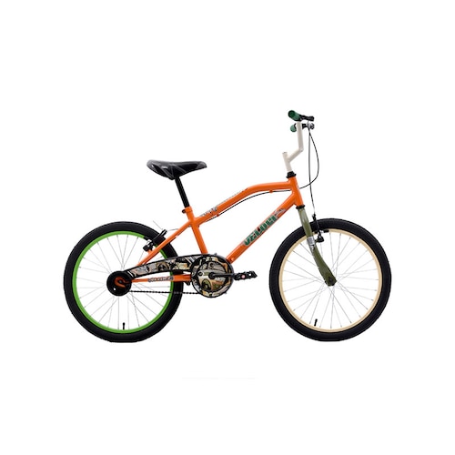 Bicicleta Veloci Lithium BMX Rodada 20 Naranja