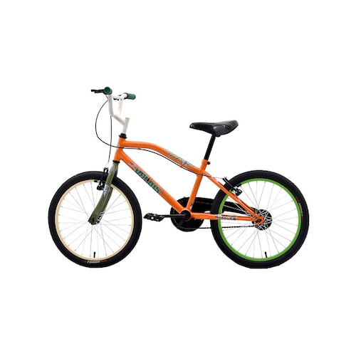 Bicicleta Veloci Lithium BMX Rodada 20 Naranja