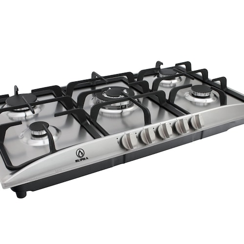Parrilla de gas empotrable SUPRA TECH parrilla empotrable de acero inoxidable de 5 quemadores