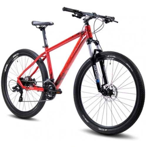 BICICLETA ALUBIKE SIERRA R29 ALUMINIO 24V ROJA NARANJA TALLA GRANDE**