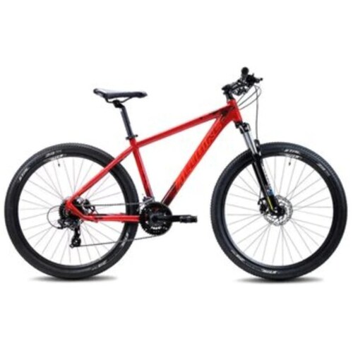 BICICLETA ALUBIKE SIERRA R29 ALUMINIO 24V ROJA NARANJA TALLA GRANDE**