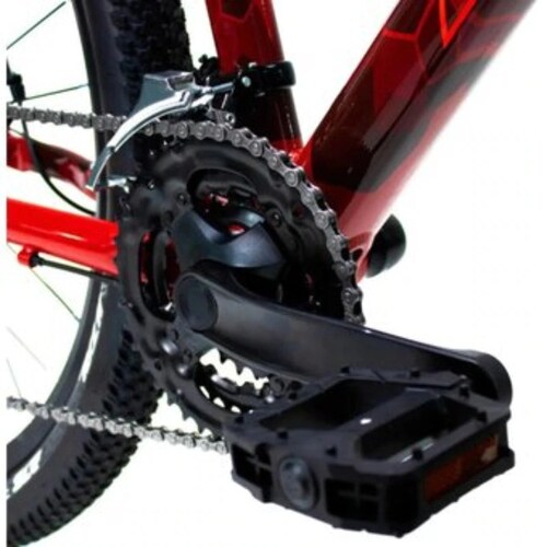 BICICLETA ALUBIKE SIERRA R29 ALUMINIO 24V ROJA NARANJA TALLA GRANDE**
