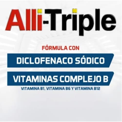 Alli Triple Con 6 Tabletas