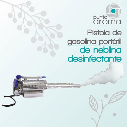 Punto Aroma - Pistola de gasolina portátil de neblina desinfectante - Cold fogger esterilización en frío