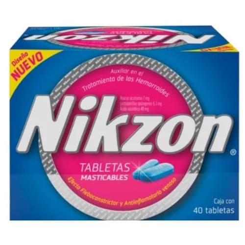 Nikzon Caja 40 Tabletas Masticable
