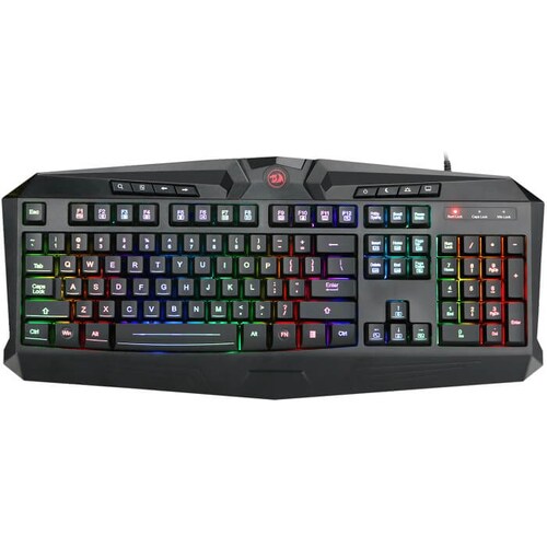 Kit Teclado Mouse Diadema y MousePad Redragon S101-BA-2 Gaming Español
