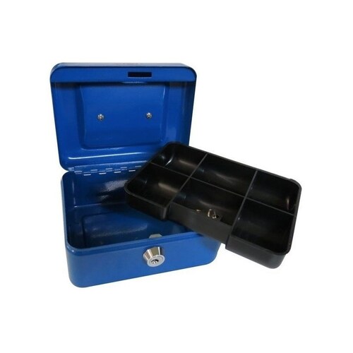 Caja Dinero Sencilla Charola Divisora 20 Cm Obi