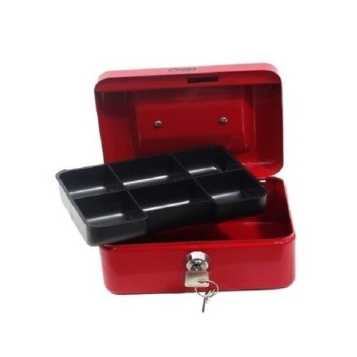 Caja Dinero Sencilla Charola Divisora 20 Cm Obi