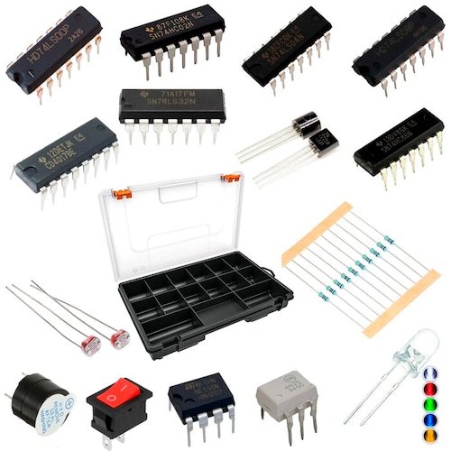Kit De Componentes Electronicos Con Organizador De 15 Compartimentos