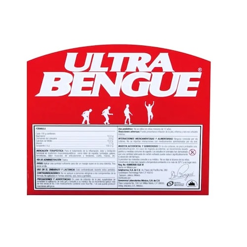 Bengue Ultra Gel Rojo 35g