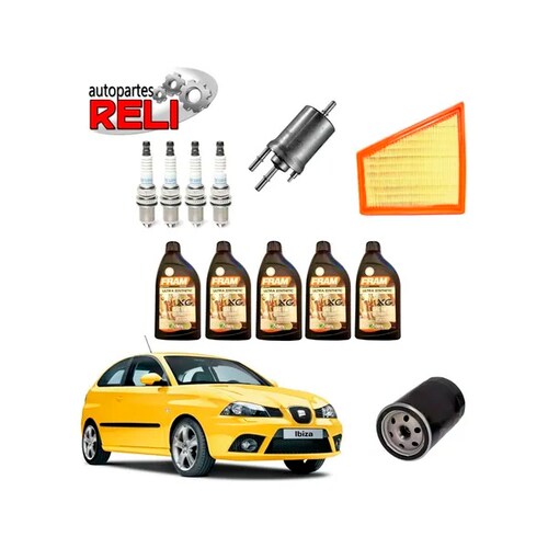 Kit Afinación Seat Ibiza 2.0 2009-2015 Aceite 5w30 Sintetico..