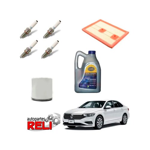 Kit Afinacion Vw Jetta 1.4 Turbo 2019-2020 Aceite Sintético