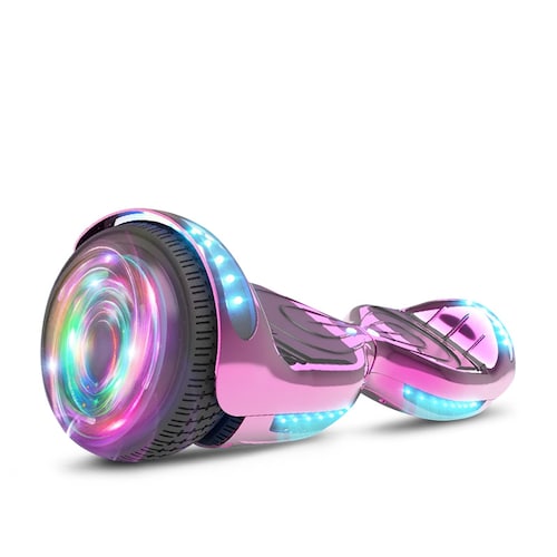 Patineta eléctrica HOVERSTAR para niños y adultos llantas de 6.5" con bocinas bluetooth para escuchar música y luces led!