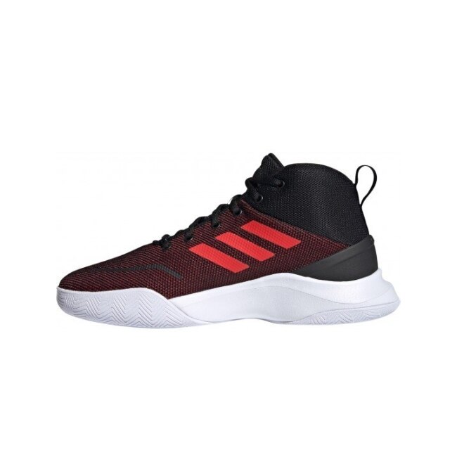 TENIS ADIDAS OWN THE GAME NEGRO ROJO HOMBRE FY6008