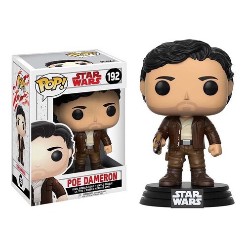 Funko Pop Figura Acción Star Wars Poe Dameron 192 