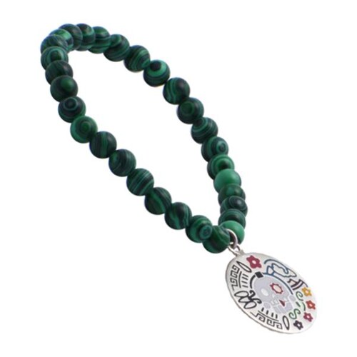 Colección de dije con cadena, pendientes, anillo y pulsera Calendario Azteca Marga