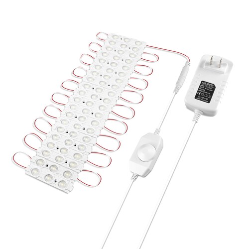 Luces LED para Espejo Autoadheribles de Luz Blanca (2.95 metros) Redlemon