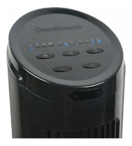 Ventilador De Torre Programable Y Oscilante OmniBreeze Negro