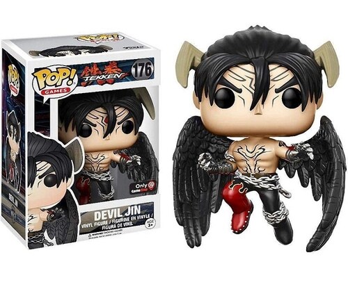Funko Pop Figura Acción Tekken Devil Jin 176 GameStop 