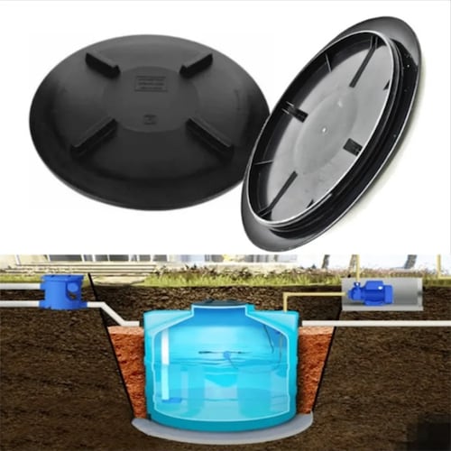 Tapa para Cisterna Universal | Tanques de plástico | Incluye aro de sujeción