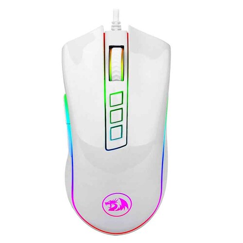 Mouse Gamer Redragon Cobra White M711