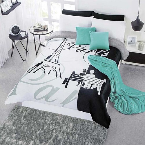Cobertor Matrimonial Borrega/Invernal Paris Love Concord 