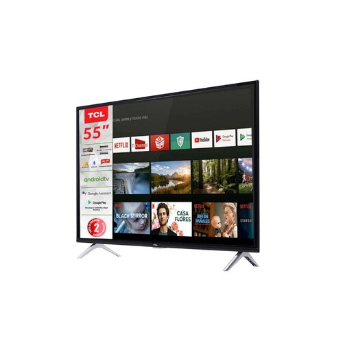 Pantalla TCL 55 Pulgadas Smart TV 4K Ultra HD 55A445