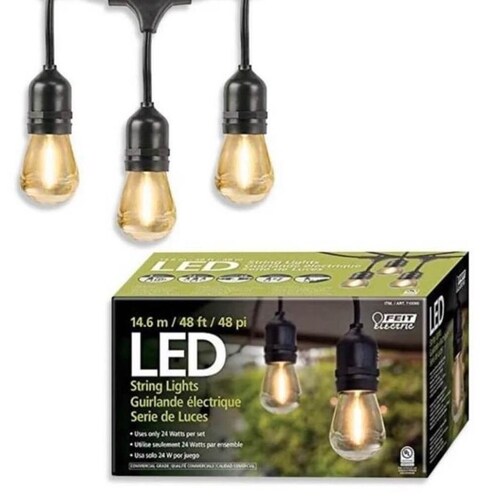 Extension Serie de Luces Focos LED Vintage 14.6m