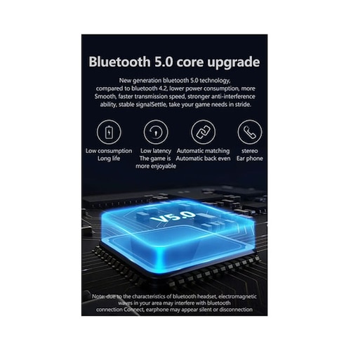 Audífonos Inalámbricos Bluetooth i12 Color Azul Marino