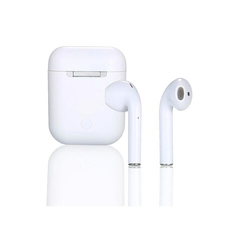 Audífonos Inalámbricos Bluetooth i12 Color Blanco