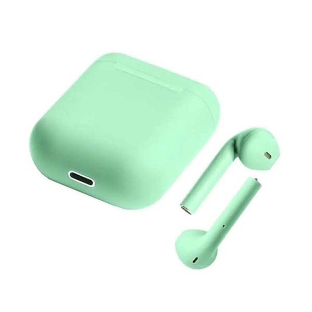 Audífonos Inalámbricos Bluetooth i12 Color Verde