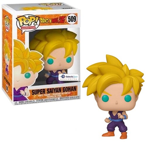 Funko Pop Acción Dragon Ball Super Saiyan Gohan 509 Galactic 