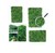 Follaje Artificial 30 piezas sintetico Para Muro Verde 60x40cm, cubre 7.20 mt2
